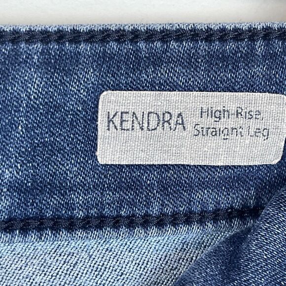 Mavi Womens Jeans 32 Kendra High Rise Straight Leg Denim Blue Mid Wash Stretch - Picture 5 of 10